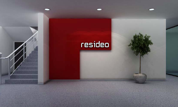 Resideo-实验室logo墙